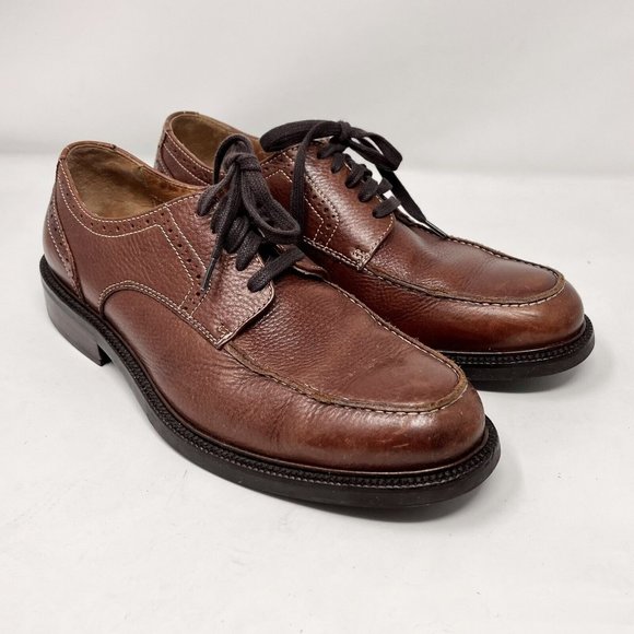 Johnston & Murphy Moc Toe Brown Textured Leather Lace‎ Up Casual Shoe Size 9.5 main image 7